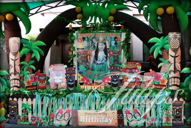 Hawaiian Themed Birthday Party Decoration Ideas Pakistan 06